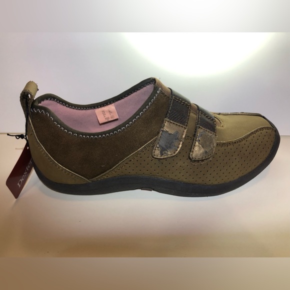 Dexter Slip on Comfort shoes size 6.5 women, velcro straps, brown, nwt, with box - Picture 8 of 12